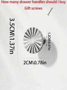 10 buc Mânere Blum Hardware, Design Florale Rotunde în Două Colorate, Mânere Minimalist pentru Sertare, Potrivite pentru Dulap, Dulap, Dulap pentru Pantofi, Masă de Toaletă, Mobilier, Mânere de Ușă, Material Cupru, Culori Auriu Strălucitor și Argintiu Strălucitor, Finisaj Electroplacat, Șuruburi Incluse - Multicolor - Vizualizare 10