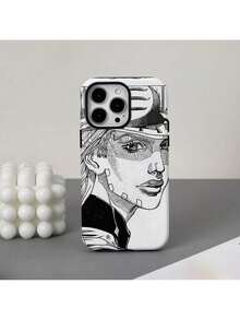 Funda de Película de Doble Propósito - Protección Robusta, Resistente a Impactos y Elegante - Compatible con iPhone 16, 15, 14, 13, 12, 11, Plus, Pro, Max, un Regalo de Cumpleaños Ideal para Amigos. - Blanco - Ver 9