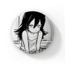 58mm 新款趣味动漫《丧女》黑木智子后室徽章胸针，动漫抱枕胸针，包包配饰装饰，朋友礼物，圣诞风格 - 58 mm - 查看 40