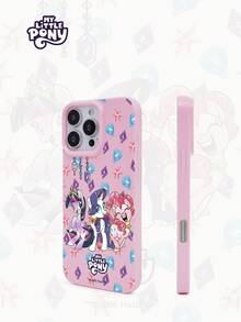 MY LITTLE PONY Official Authorized Pink Phone Case Compatible With Apple 17, 17 Air, 17 Pro, 17 Pro Max, Scratch-Resistant, Anti-Slip, Shock-Proof, Compatible With Apple 11, 12, 13, 14, 15, 15 Pro Max, 16 Pro, 16 Pro Max, X, XR, XS Max - Pink - View 3