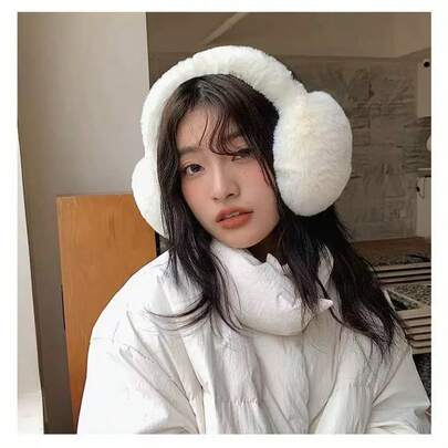 2/1 คู่ ที่ปิดหูกันหนาวสีพื้น ยูนิเซกส์ - ที่ปิดหูกันหนาวกำมะหยี่นุ่ม, ที่ปิดหูกันหนาวสีขาวหิมะสำหรับผู้หญิง, ที่ปิดหูกันหนาวพับได้, ที่ปิดหูกันหนาวน่ารักสำหรับผู้หญิง, แถบคาดศีรษะปรับได้, ซับในกำมะหยี่ให้ความอบอุ่น, ป้องกันความเย็นสบาย, เหมาะสำหรับกิจกรรมกลางแจ้งในฤดูหนาว, ปาร์ตี้, การถ่ายภาพ, ที่ปิดหูกันหนาวกลางแจ้ง อุปกรณ์เสริมฤดูใบไม้ร่วง/ฤดูหนาว (รูปแบบส่งแบบสุ่ม)