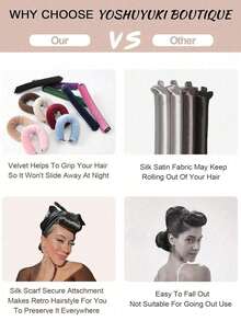 5pcs/4pcs/3pcs Hair Styling Set + Sleep Cap, No Heat Curler, Convenient, Curling Tools, Scrunchie Curler, Sleep Hairstyling Tools, Women Foam Hair Curler ,Hair Styling Kit ,Hair Tool Kit