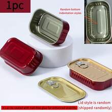 Hộp đựng đồ bằng kim loại hình lon thiếc có vòng kéo, ống tiết kiệm hình heo ngộ nghĩnh + hộp an toàn kín đáo để đựng trang sức, tiền bạc, thẻ, thuốc men, đồ dùng nhà bếp đa năng. - Nhiều màu - Xem 7