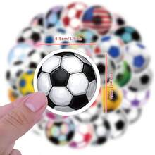 60 Pieces Soccer Stickers, Vinyl Stickers Bottle, Helmet, Laptop, Phone, Gifts, Ball Party Favors, Sport Stickers Soccer Decorations Teens Blue - Blue - View 6