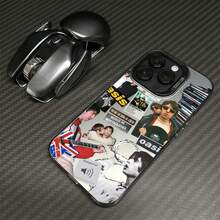 Phone Case For  12 11 Rock 13 14 Band 15 16 O-Oasis-S 17 Max Pro Plus Mini Silver IMD Laser Cover.Christmas Accessories. - 2 - 查看 10