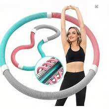Quiet Weighted, Waist-Friendly Silent Design Weighted Soft Spring Portable Slimming Fitness Tool For Adult Home Gym Core Workout Fat Burning – A Portable Slimming Exercise Device Ideal For Weight Loss, Fat Burning, And Core Training At Home Or While Traveling - Multicolor - View 2
