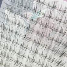 48pcs Glue-Free Natural Fox Eyelashes, 8-12mm Length Slim Lashes, Oblique Fly Cool Series Eyelashes, Suitable For Natural Makeup And Various Parties, Festivals