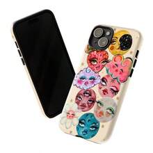 1 elegante funda para teléfono, no incluye cordón ni soporte. Esta funda gruesa 2 en 1 presenta un fantástico diseño de cielo estrellado con vibrantes patrones de luna y flores, que irradia un estilo moderno. Adecuado para teléfonos compatibles: 17, 17air, 16, 15, 14, 13, 12, 11, PRO, X, XS, PLUS, y también S21/22/23/24/25 Ultra/FE+, NOTE20 Ultra, A71/56/55/54/53/52/36/34/26/25/23/16/15/14/13/06. un regalo de cumpleaños considerado para novias, novios y amigos. - Multicolor - Ver 4