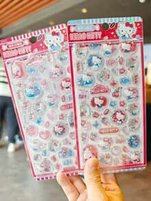 浮雕泡泡贴纸，钻石宝石贴纸，可爱漂亮，适合女孩，可用于装饰手机壳，粘性强，不易脱落，晶莹剔透（部分款式可能存在随机颜色差异） - 彩色 - 查看 1