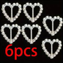 6pcs Heart-Shaped Rhinestone Shoe Clips, Shiny DIY Crystal Shoe Charms, Suitable For Boots, Sneakers, Canvas Shoes And Skate Shoes, Sturdy Clip-On Decorations, Fashion DIY Accessories, No Tools Required For Installation, Shoe Embellishment, Ideal For Accessory Collectors, Metal Clips, Shoe Decorations, Battery-Free, Shoe, Spring Summer Picks, Brides Maid Gifts, Room, Bedroom Decor, Beach, Travel, For Men, For Women, Vacation, Women's Day, Travel Essentials, Wedding Favors, Y2k, Bedroom, Car Accessories Women, Kitchen Decor,Cute Stuff - Multicolor - View 14