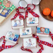 Túi đeo chéo Elsa trong phim Frozen của Disney - Túi đeo vai hàng ngày tiện dụng với dây đeo rộng có thể tháo rời - Túi đeo chéo nhỏ gọn chủ đề Disney, phù hợp đựng những vật dụng cần thiết hàng ngày - Túi xách họa tiết Elsa và Olaf thanh lịch, phù hợp cho công việc, đi làm hoặc đi công viên giải trí - Phụ kiện Disney - Nhiều màu - Xem 2