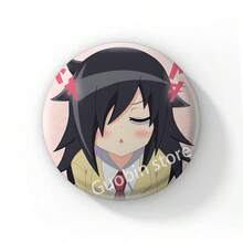 58mm 新款趣味动漫《丧女》黑木智子后室徽章胸针，动漫抱枕胸针，包包配饰装饰，朋友礼物，圣诞风格 - 58 mm - 查看 36