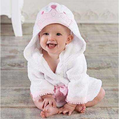 Toalla de Baño para Bebé o Niño | Bata Baño de Figuras Divertidas | Capucha para la Cabeza | Secado Rápido y Ligero| Tela Extra Suave| Regalo para Bebé, Baby Shower, Cumpleaños (Princesa),36984093