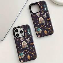 El mágico mundo de  y sus amigos. Esta elegante funda es compatible con los modelos  17, 16, 15, 14 Pro Max, 13, 12, 11, XR y XS Plus. Fabricada en silicona de vidrio, ofrece protección contra golpes y caídas, además de una sensación superior. Es el regalo ideal para familiares, amigos y seres queridos, y la opción perfecta para Año Nuevo. - Blanco - Ver 8