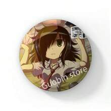 58mm 新款趣味动漫《丧女》黑木智子后室徽章胸针，动漫抱枕胸针，包包配饰装饰，朋友礼物，圣诞风格 - 58 mm - 查看 46