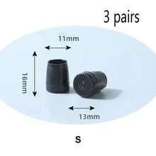 6个/3双装高跟鞋保护垫替换鞋跟头，静音减震耐磨鞋跟修复垫，适用于细高跟鞋，隔热，适合闺蜜节、送给小狗、嘉年华、派对装饰、鞋子、春夏精选、伴娘礼物、房间、卧室装饰、海滩、旅行、男士、女士、度假、妇女节、旅行必备、婚礼回礼、Y2K、卧室、女性汽车配件、厨房装饰、可爱小物、母亲节礼物、卧室装饰、花园、厨房装饰、夏季、海滩、旅行必备、房间装饰、软萌玩具、毕业季、鞋架、收纳神器、户外、花园、旅行必备、便携式、海滩必备、毕业季、毕业典礼、毕业典礼、毕业礼物、毕业赠礼、毕业礼物、毕业致辞，祝贺毕业，恭喜毕业生，优秀毕业生，毕业典礼，毕业聚会 - 黑色3雙裝 - 查看 7