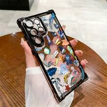 Funda de teléfono creativa de vida marina caballito de mar para S25 S24 S23 S22 S21 S20 FE S20 Ultra A03s A04E/M04 A05s A06 4G A13 4G A15 4G/5G A25 5G A32 4G A55 5G A03 A04 A05 A12/M12 4G A13 5G/A04S A16 4G/5G A35 5G S20 S20 Plus A34 S21 FE Ultra Plus 4G 5G funda de fondo transparente a prueba de golpes - Colores mixtos - Ver 1