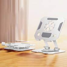 360° Rotatable Foldable Stand, Compatible With Apple Smartphones, Tablets, E-Readers, Smart TVs - Adjustable Multi-Angle Folding Stand With Cooling System, Portable Desktop Holder, Space-Saving Design - Multicolor - View 3