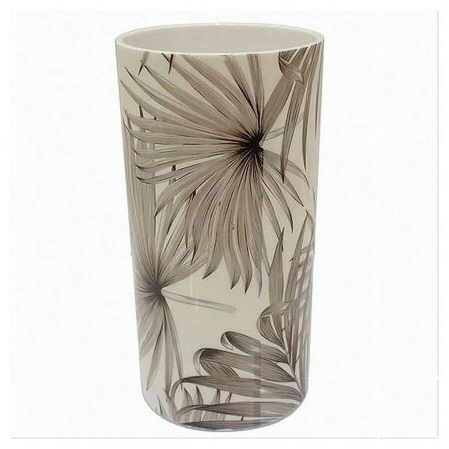 OISE ART STORE Bicchiere Porta Spazzolino Dentifricio Accessorio Arredo Bagno Tropicale 87068 - - Multicolore - Visualizzare 1