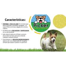 Recogedor de Heces de Perro - 100% Portatil y fácil de usar, el único que es RECOGEDOR y DISPENSADOR en un solo producto - INCLUYE ROLLO CON 50 BOLSITAS BIODEGRADABLES para recoger la popo de tu perro,36982146 - Multicolor - Ver 6