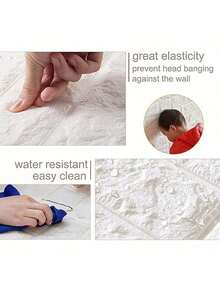 20片3D立体墙贴，易于粘贴和撕除，适用于墙纸表面，纯白色长方形自粘防水墙贴，易于清洁且可自由裁剪，适用于厨房、客厅、浴室、走廊等场所。 - 彩色 - 查看 4