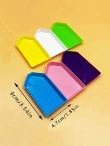 6个装钻石画收纳托盘，水钻托盘，适用于整理珠子和水钻，可用于5D钻石画创作 - 彩色 - 查看 10