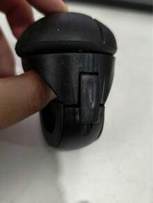 360° Rotating Silicone Steering Wheel Spinner Knob - Non-Slip, One-Handed Operation, Fits All Vehicles, Black. Automotive Steering Wheel Spinner Knob, Bearing-Type, Assists Single-Handed Turning For Cars And Trucks