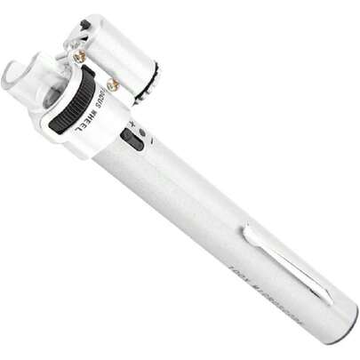 Microscopio Mini 100X, Microscopio de Mano con Luz LED Incorporada y Enfoque Ajustable,36981578
