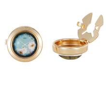 Clock Dial Pattern Button Cover , Fashionable Shirt Cufflinks, Collar Buttons, Brooch Buttons, Turtle Buttons, Sleeve Buttons, Clip Buttons, Ins Cufflinks Shirt Decoration, Fashionable And Versatile, Excellent Holiday Gifts, Deeply Loved By European And American Friends, Multiple Colors To Choose From 1PC - Nhiều màu - Xem 8