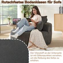 Chenille Foam Armchair, No Assembly Required, Fluffy Modern Sleeper Chair For Living Room, Bedroom, Lounge And Showroom - Grey - View 3