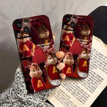 Adorable funda con capucha de ardilla, compatible con teléfonos ,  17,  16 Pro Max,  15 Pro Max,  13 y  12. Fabricada en TPU, ofrece protección contra golpes y caídas. Ideal para familiares, amigos, celebraciones de cumpleaños y regalos divertidos para niños. Perfecta para compartir alegría durante el otoño y otras ocasiones festivas. - Negro - Ver 5