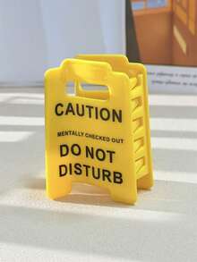 1个女士“过度兴奋”警告标志发夹，“远离”标志发夹，趣味黄色发夹，适合浓密蓬松的头发，送给同事和朋友的礼物，波西米亚街头风发饰，时尚发夹，优雅发卡，精致爪夹 - 彩色 - 查看 16