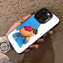 Funda de teléfono con acabado brillante de Hora de Aventuras adecuada para 17 Pro Max 17 Air 16 Pro MAX 15 Pro Max 14 Pro 13 Pro 12 11 Funda de teléfono personalizada para hombres y mujeres Son excelentes regalos para novias, novios y familiares para Navidad y Halloween - Negro - Ver 4