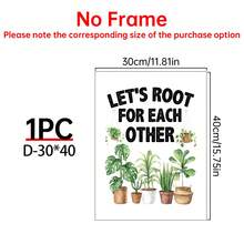 1/4件装 “让我们互相支持”校园励志帆布海报。返校季墙面装饰。非常适合学校墙壁、走廊、食堂和办公室走廊的装饰。家居装饰和墙面艺术！室内装饰。房间装饰美学，可选画框 - 彩色 - 查看 14