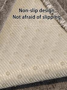 1pc All Season Jacquard Chenille Sofa Cushion, Style Pet-Friendly Anti-Dirty Anti-Slip Sofa Recliner Cover, Spring/Autumn Splash-Proof Anti-Scratch Sofa Protector Suitable For Single Seat Sofa Recliner