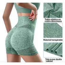 Short Deportivo Licra Mujer para Correr y Gym - A - Ver 2