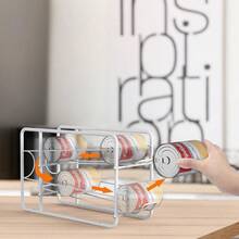 4 Pack Can Dispenser Rack Stackable Can Storage Organizer Holder For Canned Food Kitchen Cabinet Pantry Countertop White - 白色 - 查看 3