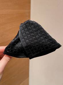 1pc Women's Fashionable Plaid Rhinestone Triangle Hair Clip, New Hair Claw For Bun Hairstyle, Stylish & Convenient For Party, Beach, Dress, Daily Wear, Suitable As Valentine's Day Gift, Carnival Season Women Claw Clips Fashion Hair Accessories Elegant Hair Clutch Casual Hair Jaw Clip