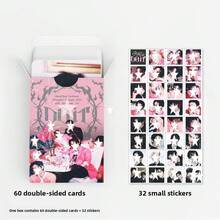 92pc SKZ Personal Card Album DO IT Merchandise | 60pcs Personal Cards And 32pcs Stickers Lomo Cards, K-Pop Postcards, Double-Sided Printed Shiny Cards, Paper Material, Suitable For Birthday, Congratulations, Thank You And Other Occasions. - Multicolor - View 3