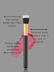 Soft Fiber Blush Brush / Highlighter Brush, Dual-Layer Design + Lightweight Diffused Application, Natural Transition Without Clumping, Beginner-Friendly - Multicolor - View 4