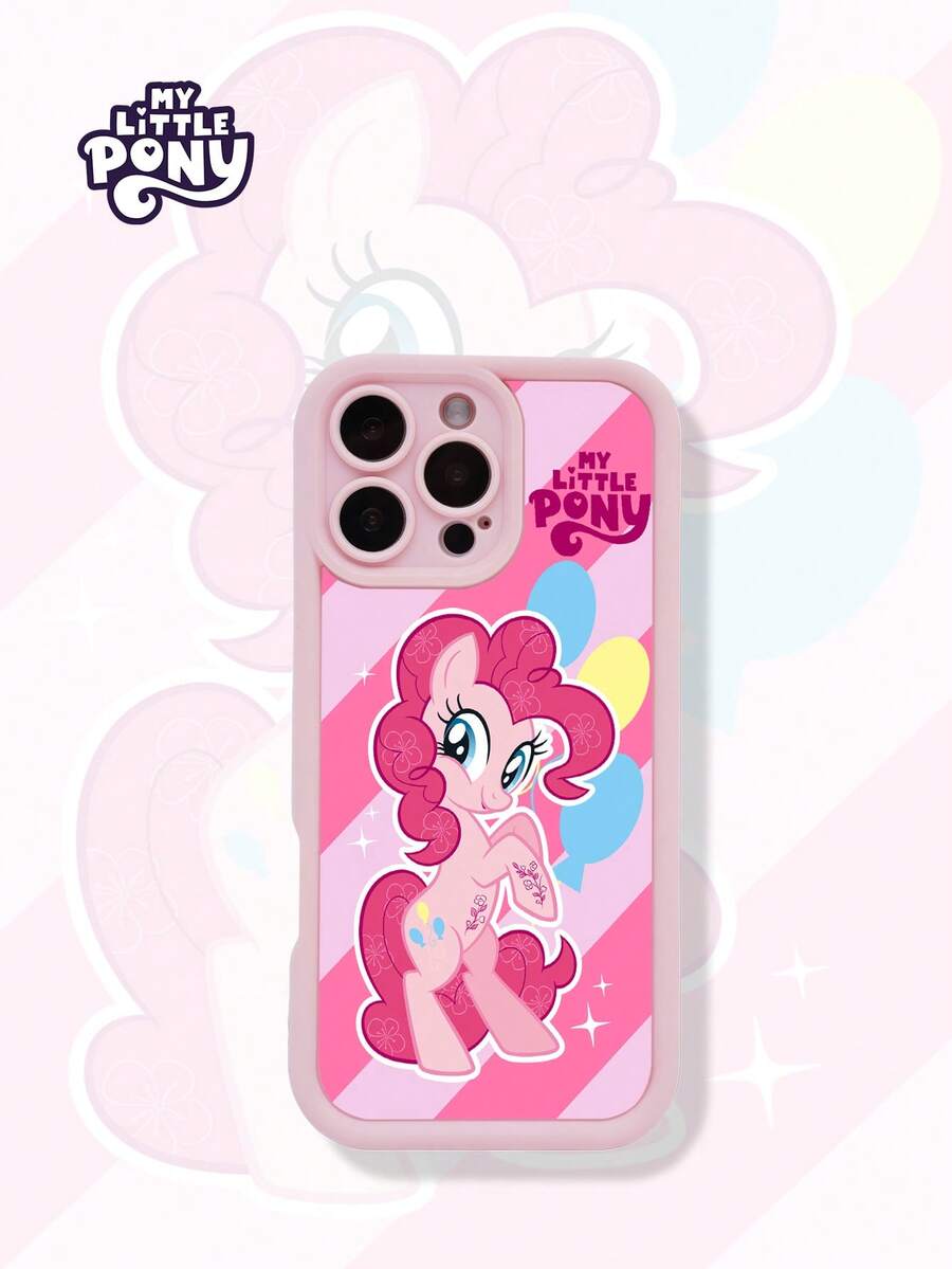 Hasbro MY LITTLE PONY 官方正品卡通少女手机壳，兼容苹果 17、17 Air、17 Pro、17 Pro Max、11、12、13、14、15、16 Pro、16 Pro Max、14 Plus、15 Plus、16 Plus、15 Pro Max、16 Pro、16 Pro Max、XR - 粉色 - 查看 1