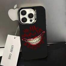 Funda de teléfono Crazy J-joker Smile Grotesque para 17,16,15,14,13,12,11,Pro,Max,Plus,E, anticaída, parachoques negro - z7 - Ver 11