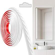 1pc 3 Meters X 12mm PVC Decorative Molding Strip, Self-Adhesive Trim For Ceiling, Living Room, TV Backdrop Wall Decoration - Multicolor - View 14