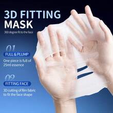 1/3/5pcs Vitamin B5 Soothing & Moisturizing Face Mask, Specially Designed For Sensitive & Redness-Prone Skin, Containing Vitamin B5 And Sodium Hyaluronate, Moisturizing And Nourishing, Quickly Soothing And Revitalizing Skin, Improving Dryness, Tightness, Roughness And Peeling, Improving Sensitive And Redness-Prone Skin. - Multicolor - View 10