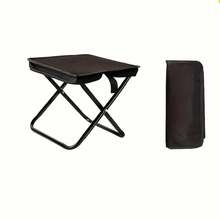 Folding Camping Stool, Portable Folding Camping Stool, Folding Footrest, For Lightweight Compact Chair, Folding Foot Stool, Suitable For Outdoor Hiking Backpacking Fishing Picnic Barbecue - Multicolor - View 9