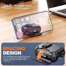 Funda Rudo para Apple  Pro 2, con Cerradura de , Capacidad Imántica, Soporte para Teléfono Móvil, Protección contra Caídas, Arañazos y Polvo, con Kit de Limpieza,36995446 - Celeste - Ver 2