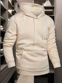La sudadera con capucha para hombres es casual y versátil, con un patrón nórdico de moda, adecuada tanto para uso al aire libre como para uso en el hogar, un jersey informal con capucha para hombres. - Negro - Ver 8