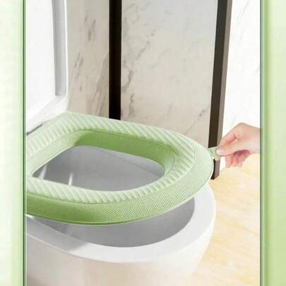 1 cái bọc bồn cầu giữ ấm chống thấm nước, phụ kiện phòng tắm, bọc bồn cầu đa năng, dùng được trong nhà vào mùa đông.