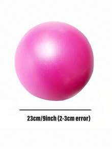 1pc Mini Pilates Yoga Ball, Stable Small Curved Board For Home Use, Soft & Comfortable, With Air Pump, Can Improve Balance, Size: 9.8 Inches