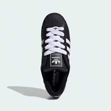 Adidas Superstar II Black White Men's Casual Sneakers Lifestyle Shoes JI3538 | Retro Heritage Style, Timeless Silhouette - 黑色 - 查看 5